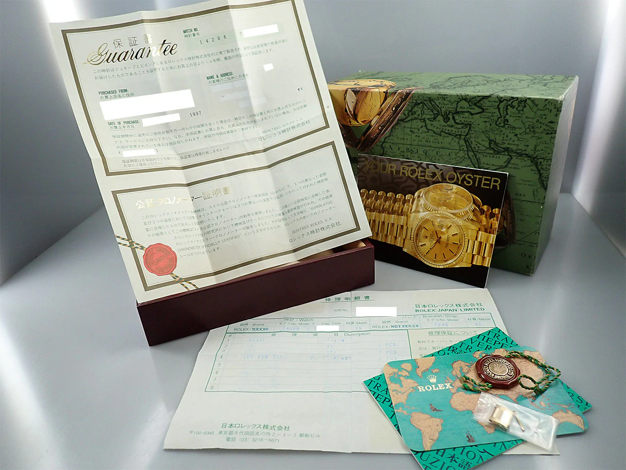 ロレックス オイスターパーペチュアル Ref.14208 イエローゴールド シャンパン文字盤 - Image 10