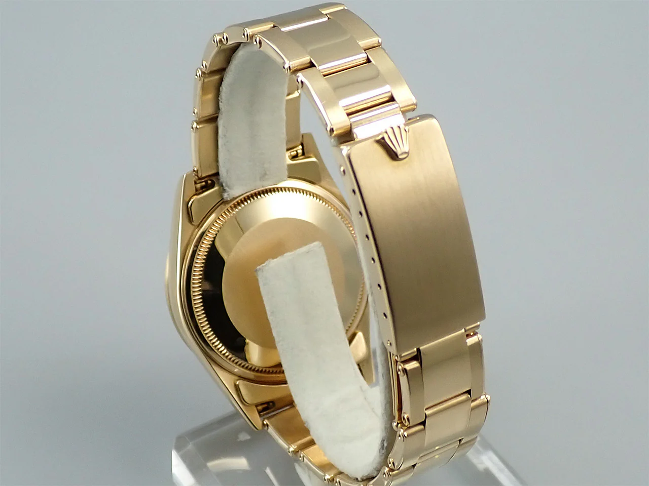 ロレックス オイスターパーペチュアル Ref.14208 イエローゴールド シャンパン文字盤 - Image 7