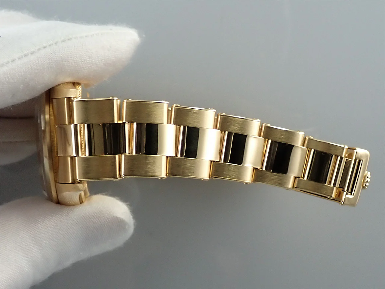 ロレックス オイスターパーペチュアル Ref.14208 イエローゴールド シャンパン文字盤 - Image 9