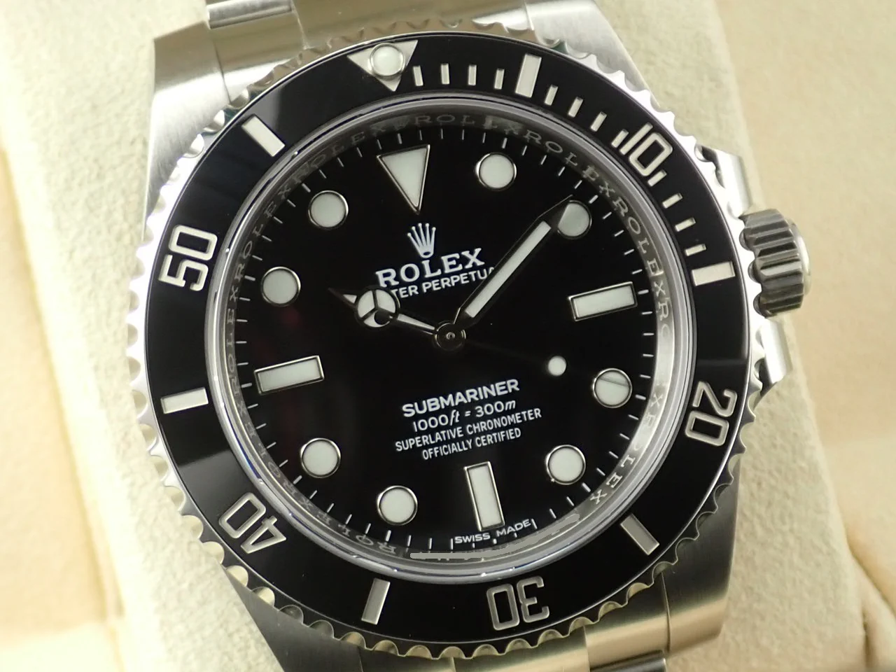 ロレックス サブマリーナー ノンデイト Ref.114060 ステンレススチール ブラック文字盤 - Image 3