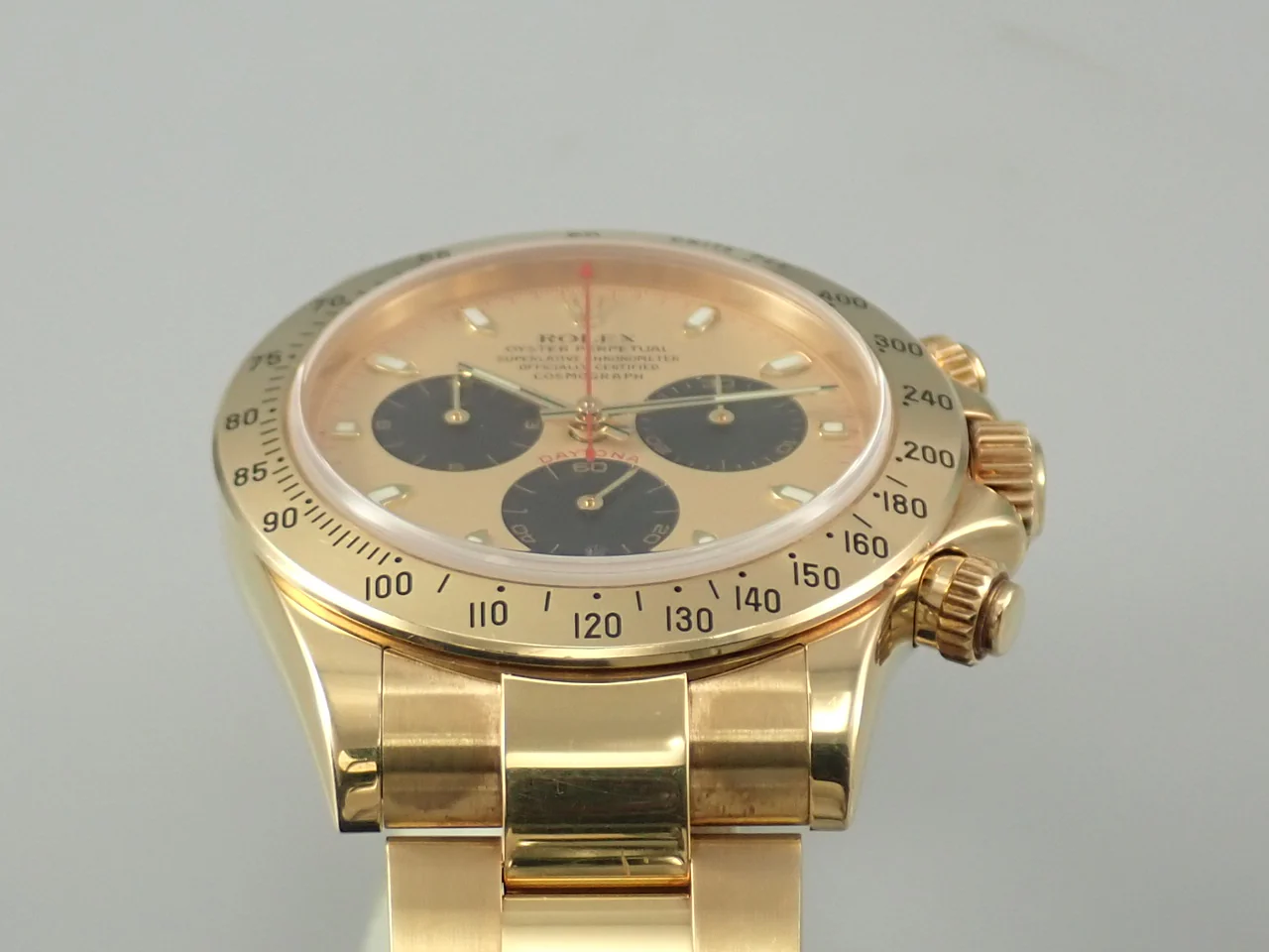 ロレックス デイトナ Ref.116528 イエローゴールド シャンパン文字盤 - Image 6