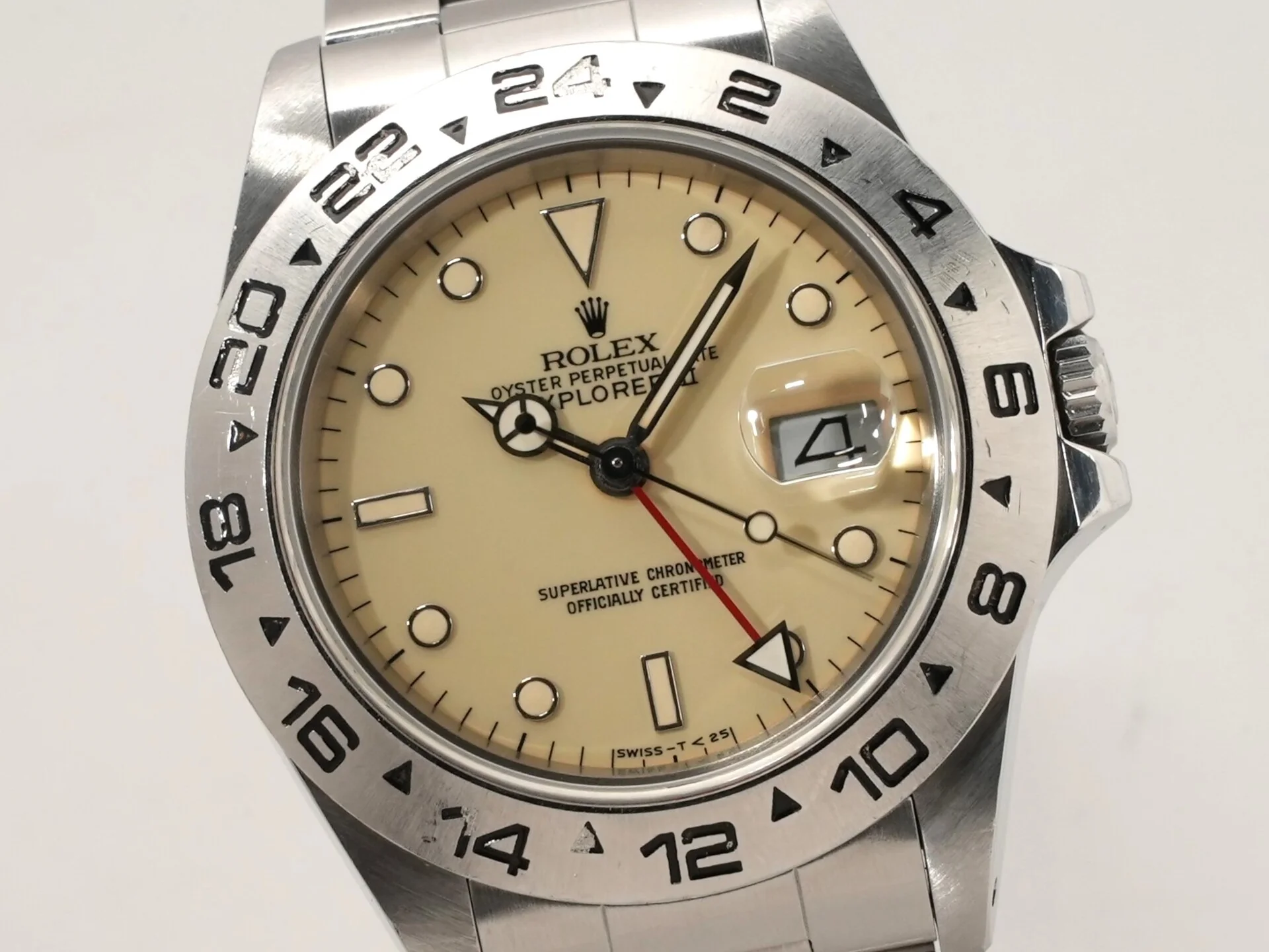 ロレックス エクスプローラーII Ref.16550 ステンレススチール アイボリー文字盤 - Image 3