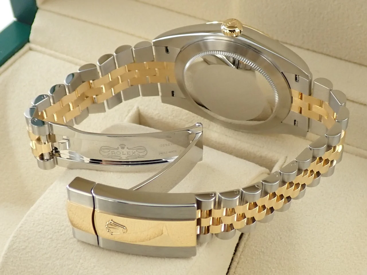 ロレックス デイトジャスト41 Ref.126333 ステンレススチール/イエローゴールド スレートローマン文字盤 ジュビリーブレスレット 未使用 3FAPU089 - Image 7