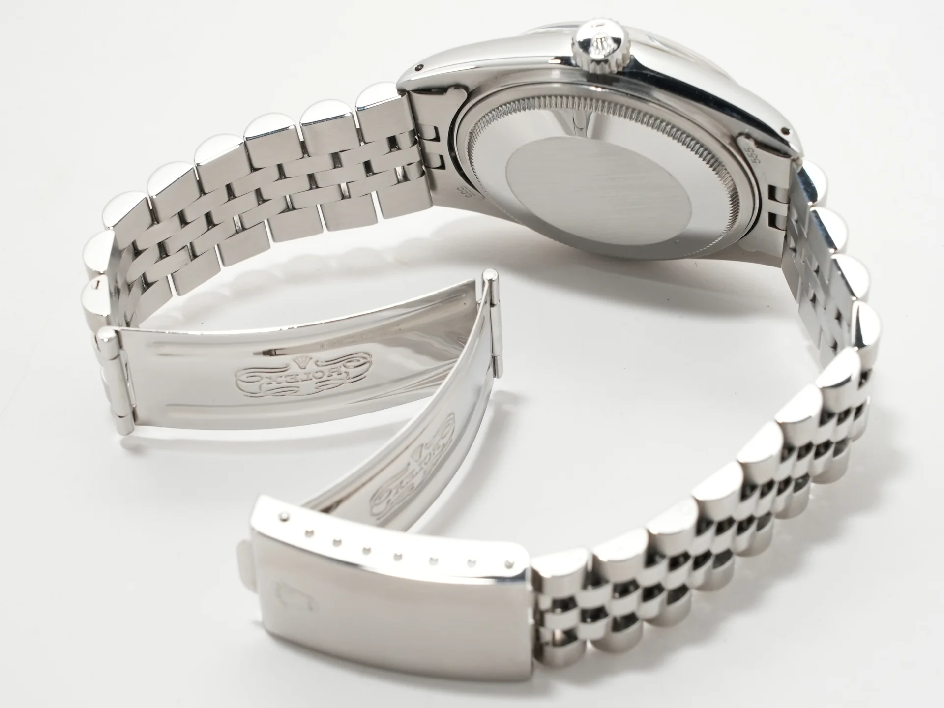 ロレックス デイトジャスト Ref.16014 ステンレススチール/ホワイトゴールド ボイラーゲージ文字盤 ジュビリーブレスレット - Image 8