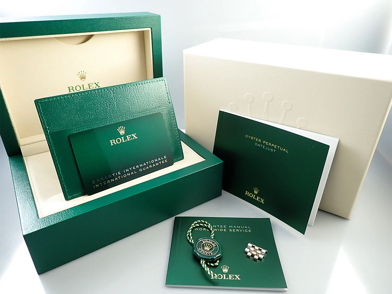 ロレックス デイトジャスト41 Ref.126331 ステンレススチール/エバーローズゴールド スレートローマン文字盤 ジュビリーブレスレット 未使用 3P74CWAV - Image 8