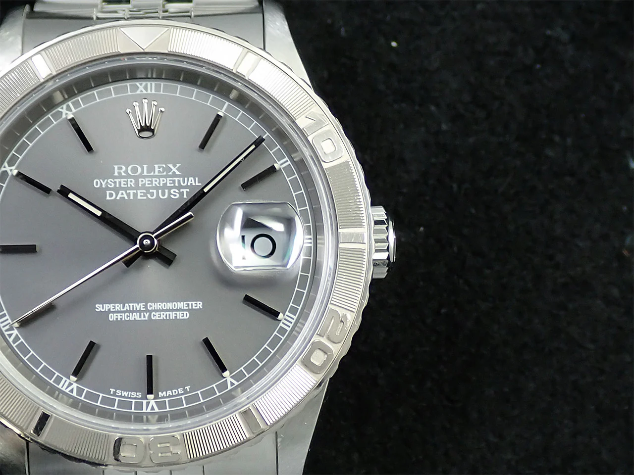 ロレックス デイトジャスト Ref.16264 ステンレススチール/ホワイトゴールド グレー文字盤 ジュビリーブレスレット - Image 12