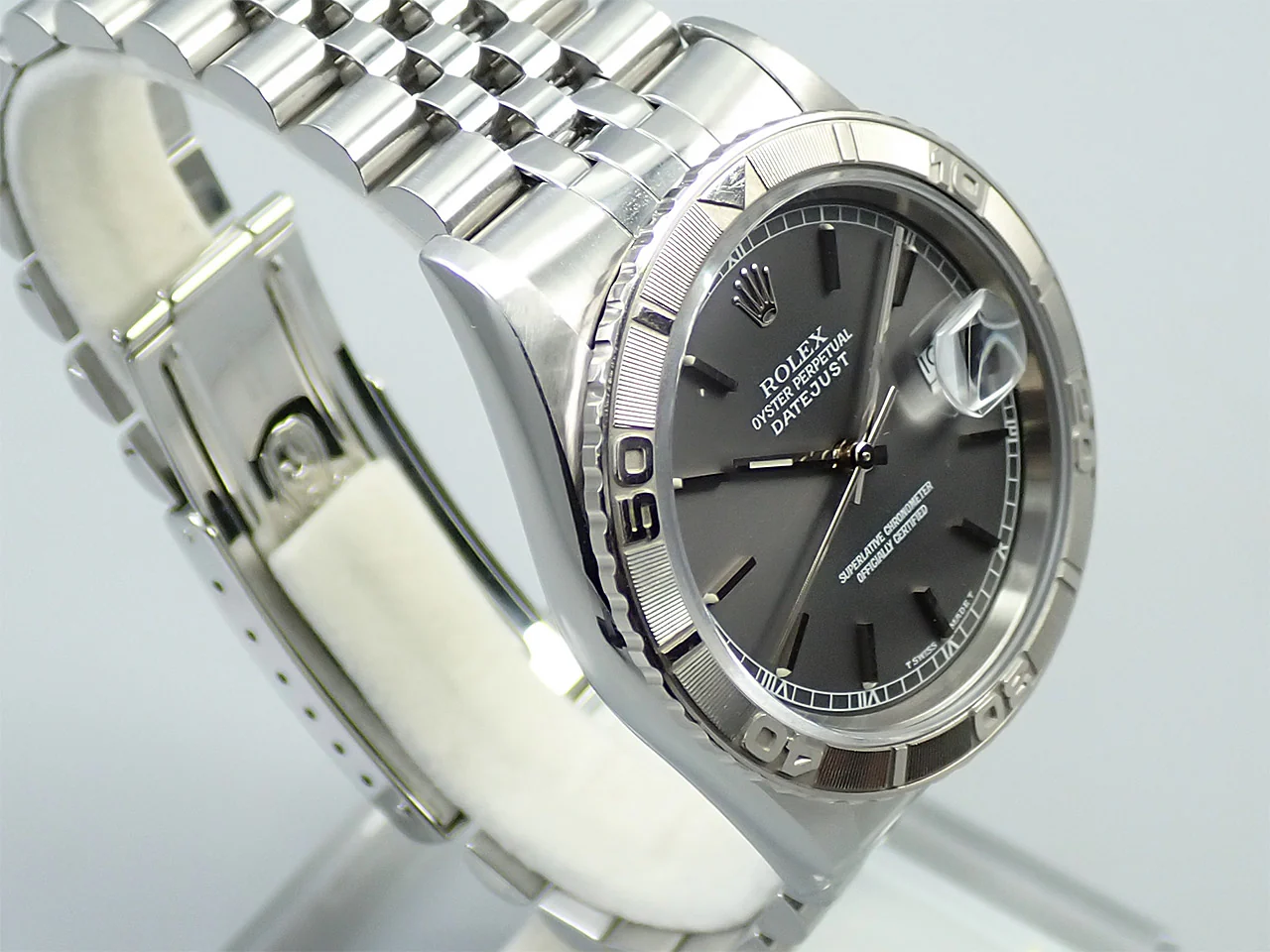 ロレックス デイトジャスト Ref.16264 ステンレススチール/ホワイトゴールド グレー文字盤 ジュビリーブレスレット - Image 5