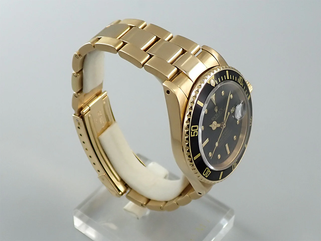 ロレックス サブマリーナー デイト Ref.16808 イエローゴールド ブラック文字盤 - Image 5