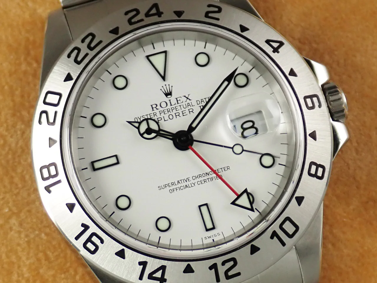 ロレックス エクスプローラーII Ref.16570 ステンレススチール ホワイト文字盤 - Image 3