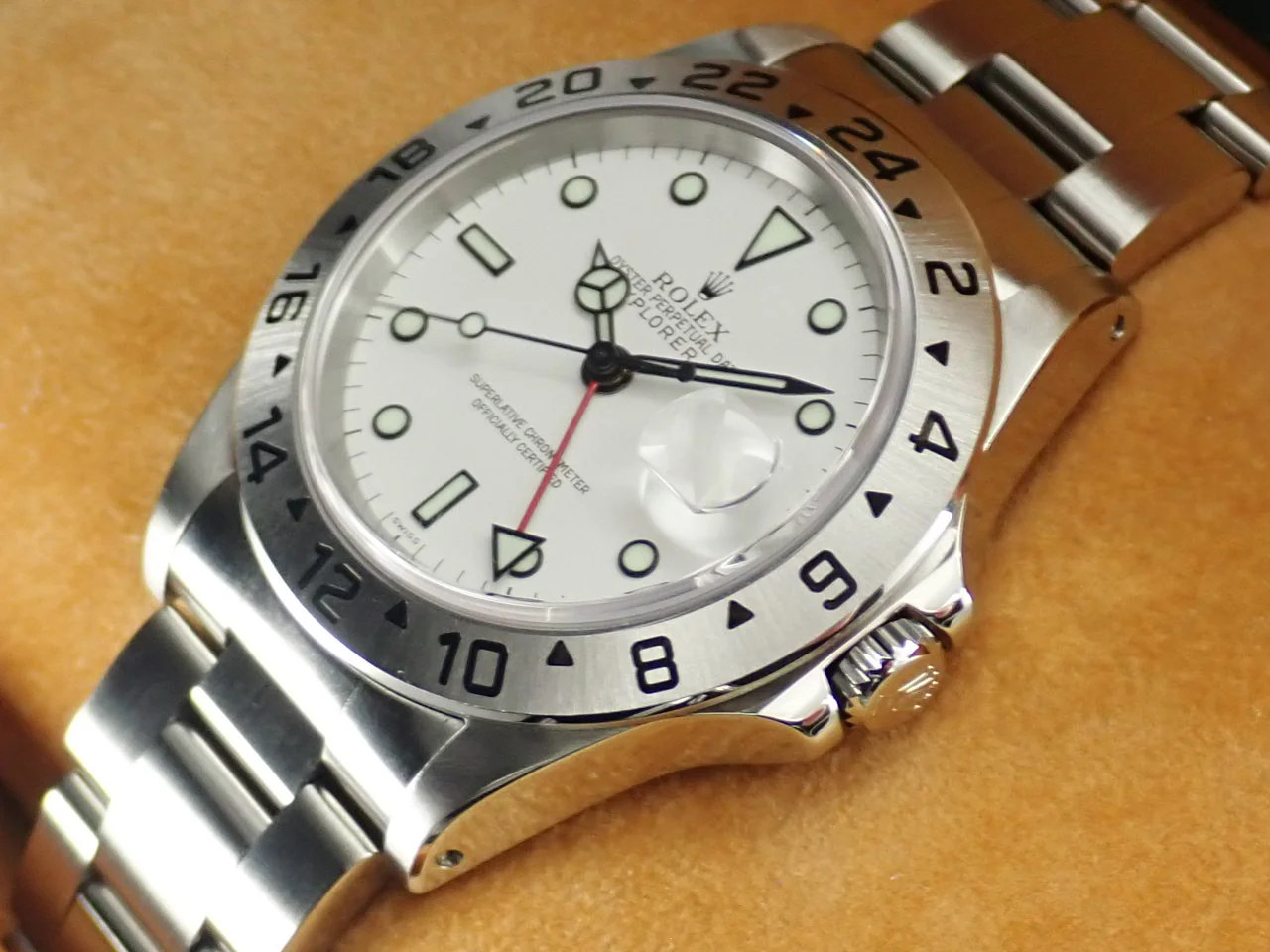 ロレックス エクスプローラーII Ref.16570 ステンレススチール ホワイト文字盤 - Image 4