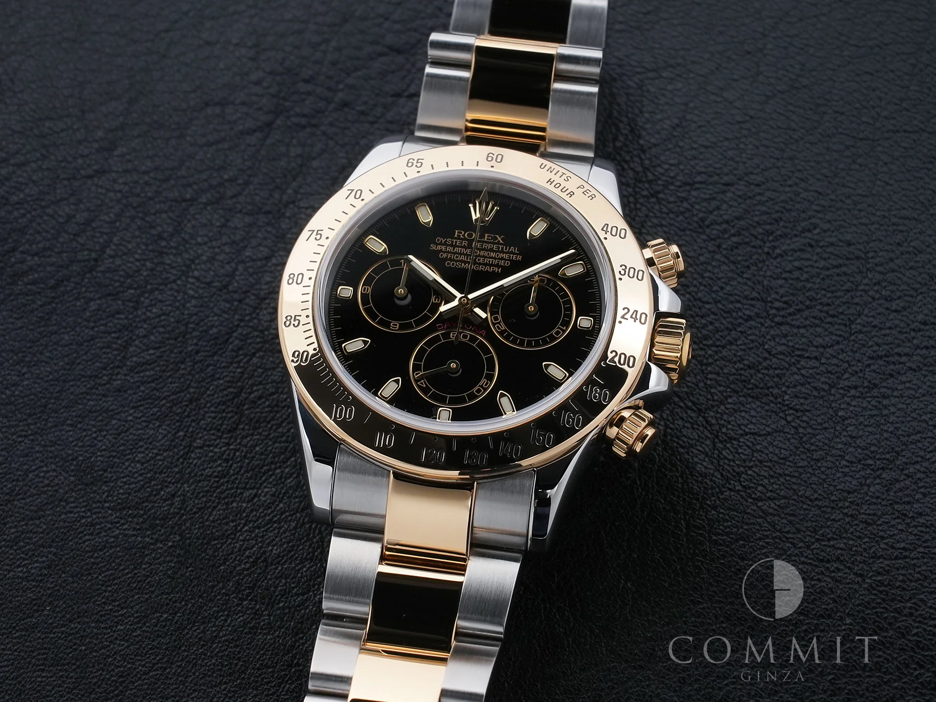 ロレックス デイトナ Ref.116523 ステンレススチール/イエローゴールド ブラック文字盤 美品 3w69pdic - Image 11
