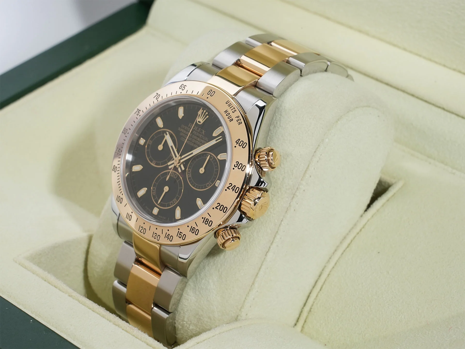 ロレックス デイトナ Ref.116523 ステンレススチール/イエローゴールド ブラック文字盤 美品 3w69pdic - Image 4