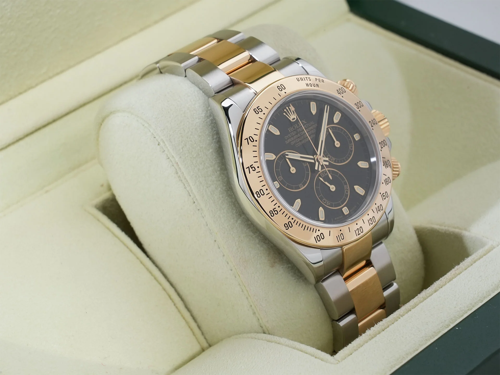 ロレックス デイトナ Ref.116523 ステンレススチール/イエローゴールド ブラック文字盤 美品 3w69pdic - Image 5