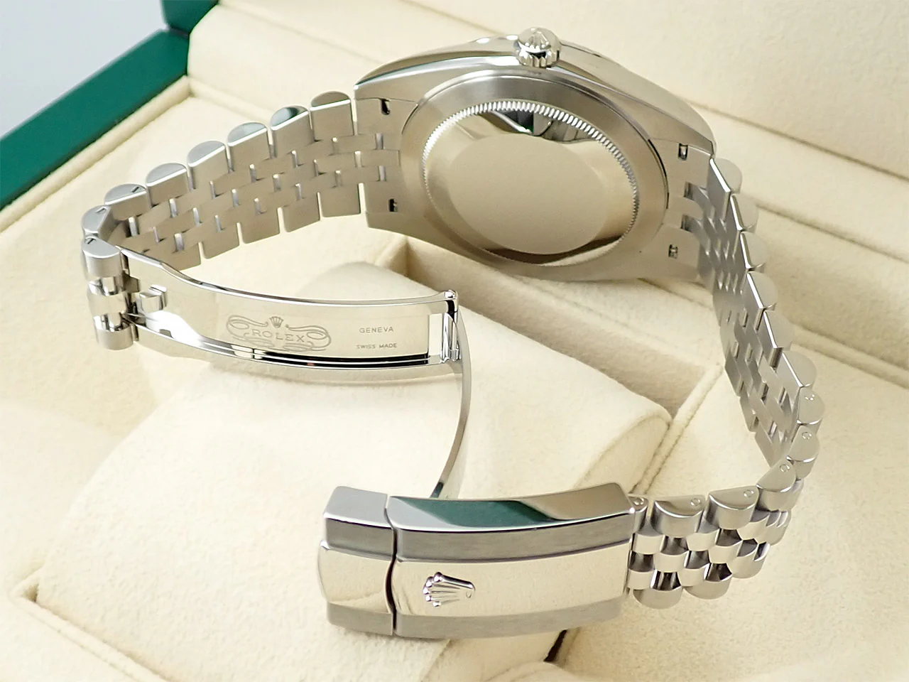 ロレックス デイトジャスト41 Ref.126334 ステンレススチール/ホワイトゴールド スレートローマン文字盤 ジュビリーブレスレット 未使用 3X0493V5 - Image 7