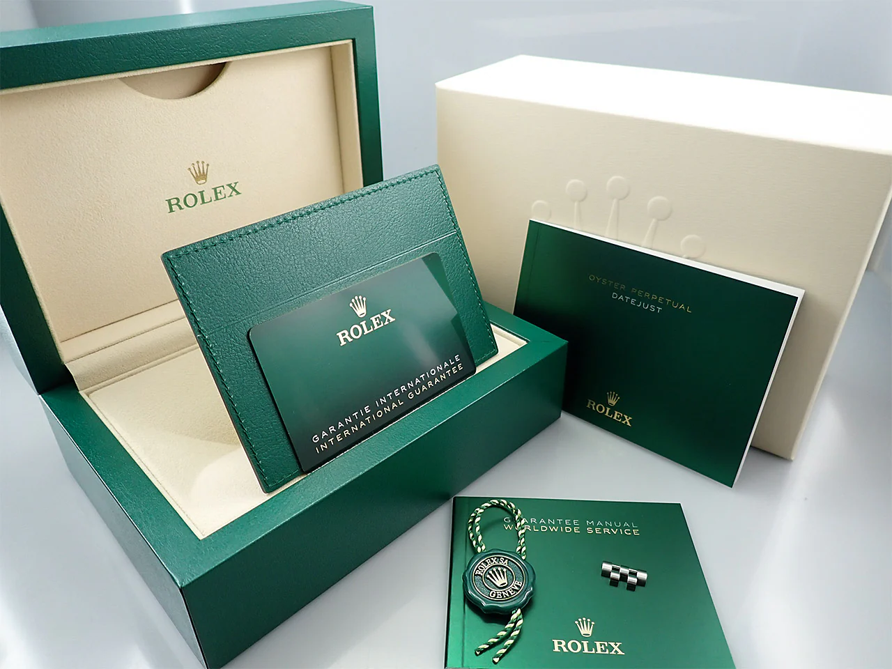 ロレックス デイトジャスト41 Ref.126334 ステンレススチール/ホワイトゴールド スレートローマン文字盤 ジュビリーブレスレット 未使用 3X0493V5 - Image 8