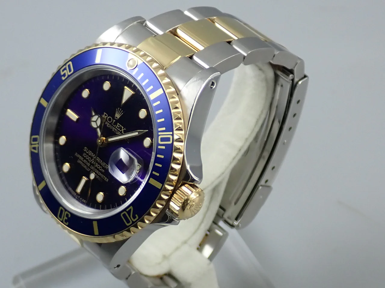 ロレックス サブマリーナー デイト Ref.16613 ステンレススチール/イエローゴールド ブルー文字盤 - Image 4