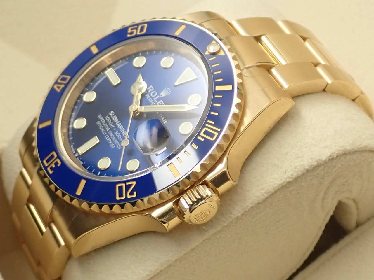 ロレックス サブマリーナー デイト Ref.126618LB イエローゴールド ブルー文字盤 - Image 4