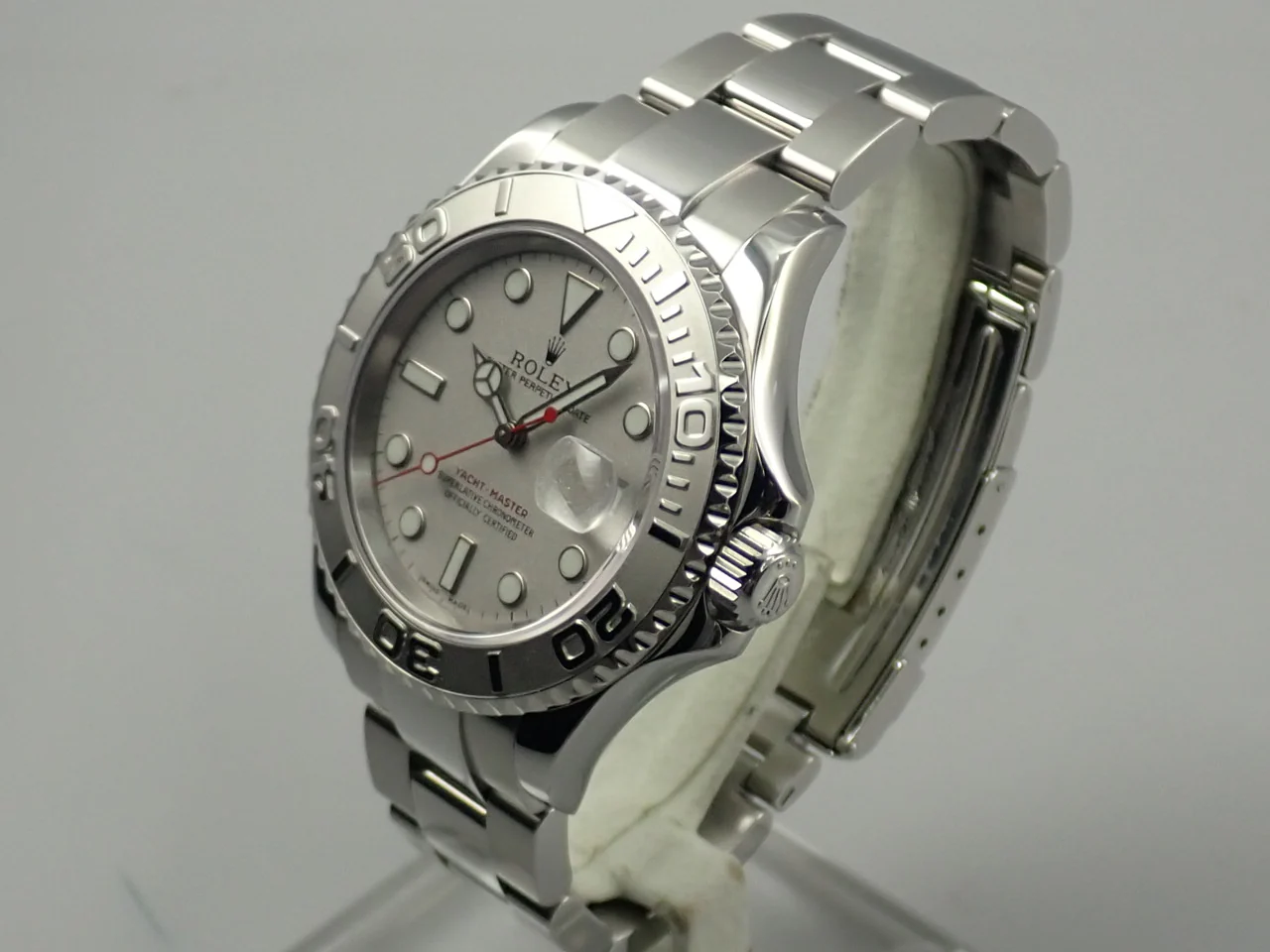 ロレックス ヨットマスター40 Ref.16622 ステンレススチール/プラチナ ロレジウム文字盤 - Image 4