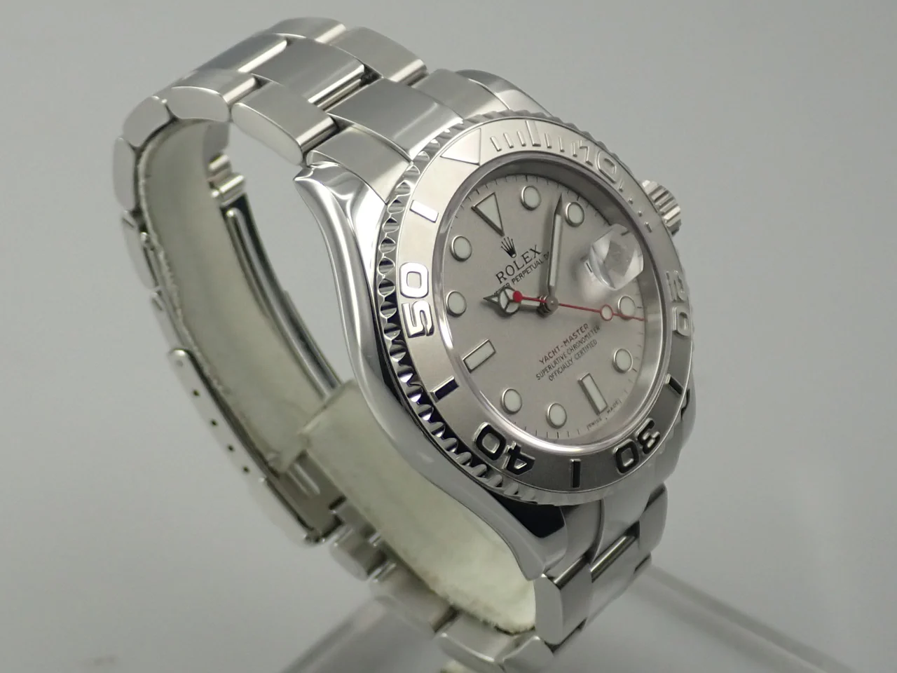 ロレックス ヨットマスター40 Ref.16622 ステンレススチール/プラチナ ロレジウム文字盤 - Image 5