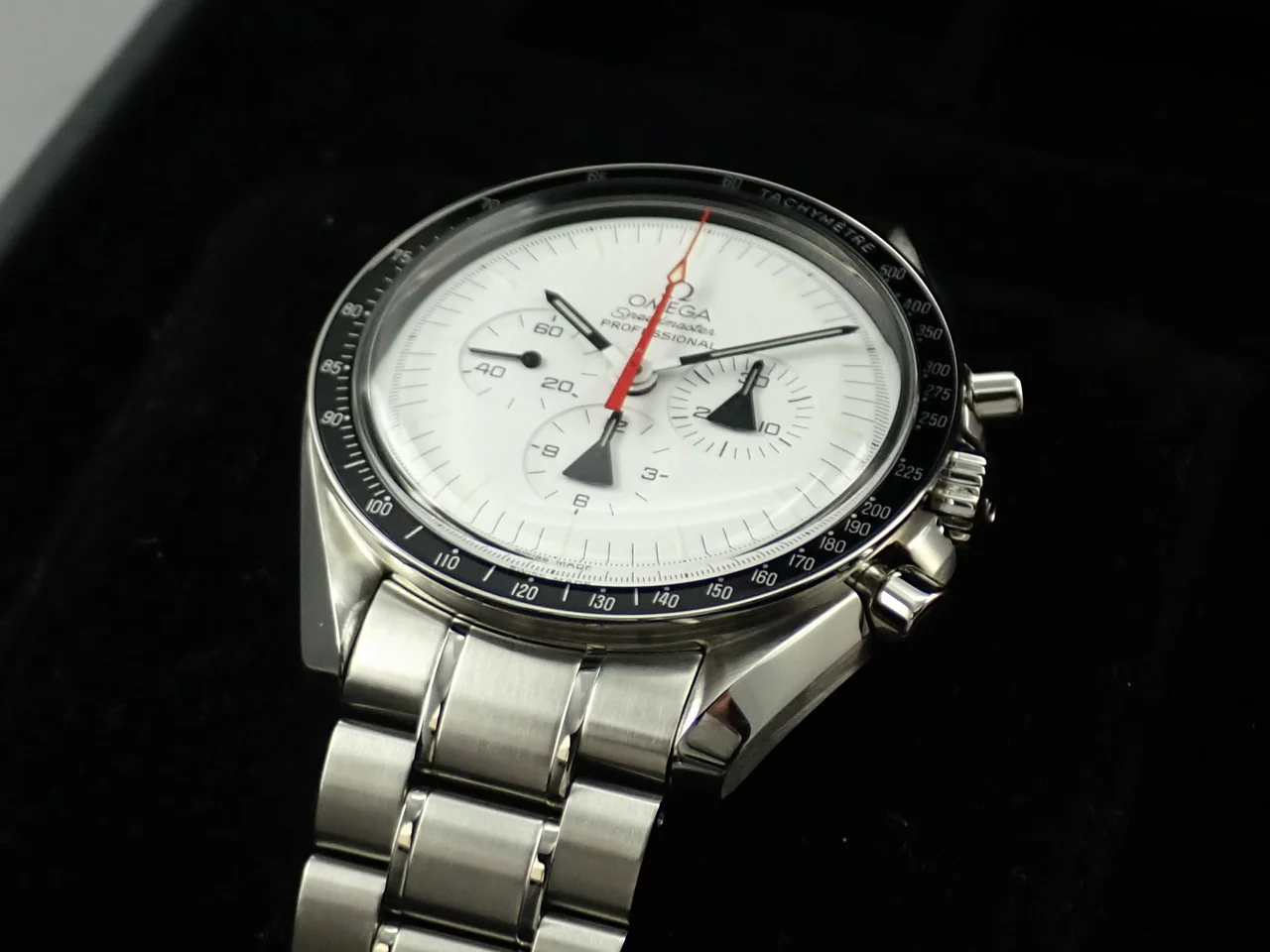 オメガ スピードマスター アラスカプロジェクト Ref.311.32.42.30.04.001 ホワイト文字盤 美品 4J16X341 - Image 6