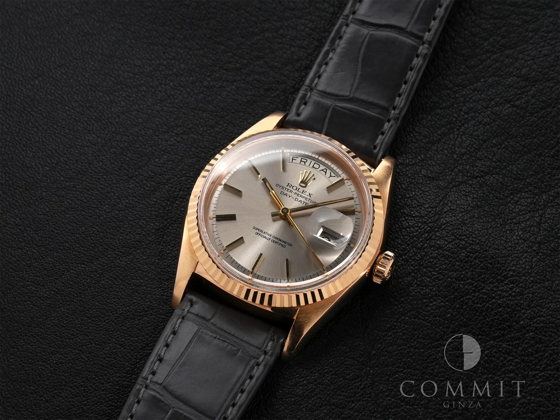 ロレックス デイデイト Ref.1803/8 イエローゴールド シルバー文字盤 - Image 13