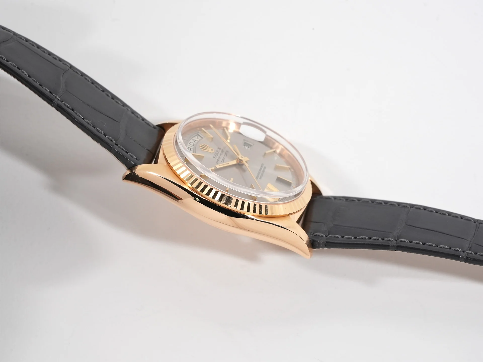 ロレックス デイデイト Ref.1803/8 イエローゴールド シルバー文字盤 - Image 5