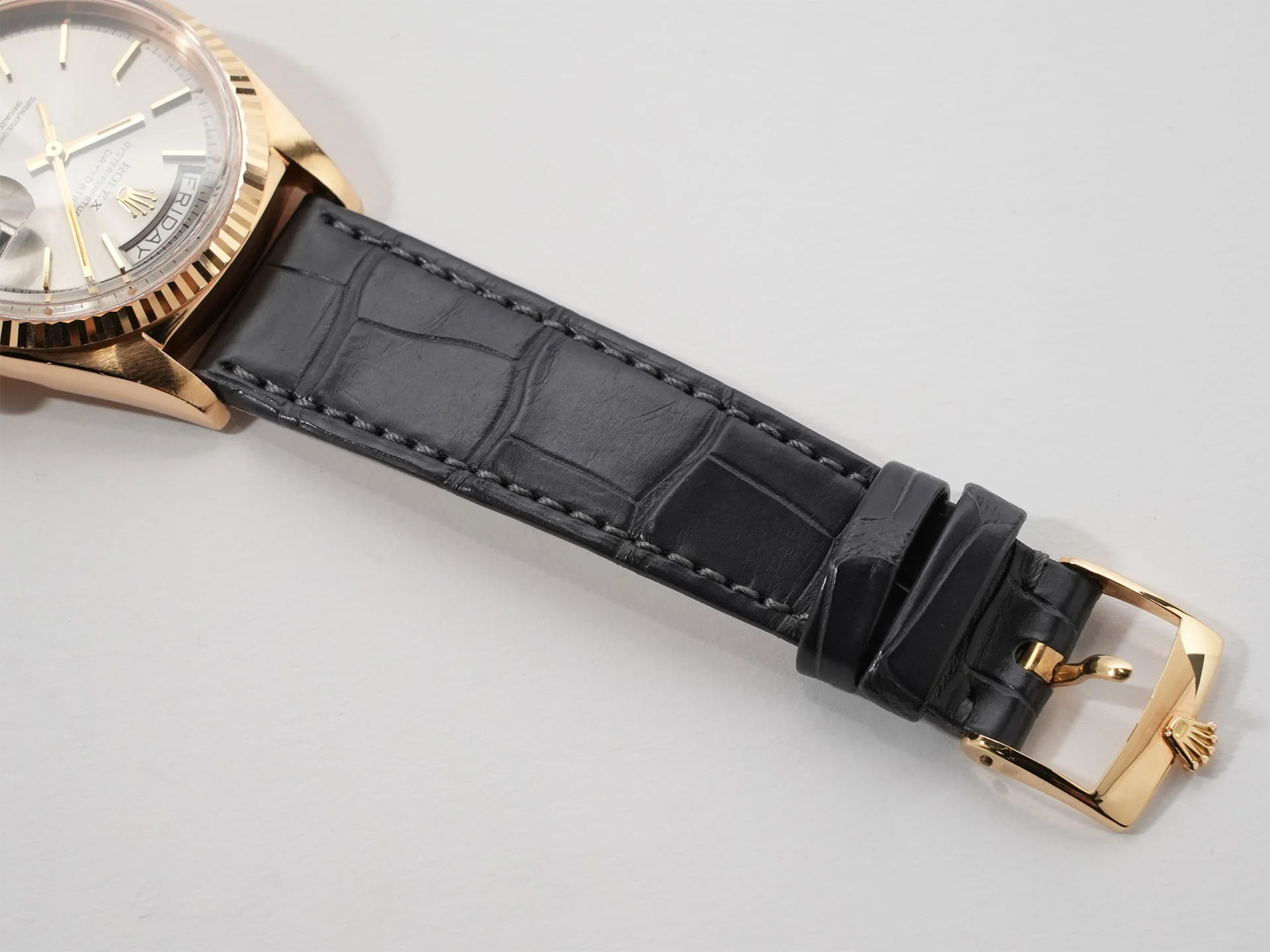 ロレックス デイデイト Ref.1803/8 イエローゴールド シルバー文字盤 - Image 8