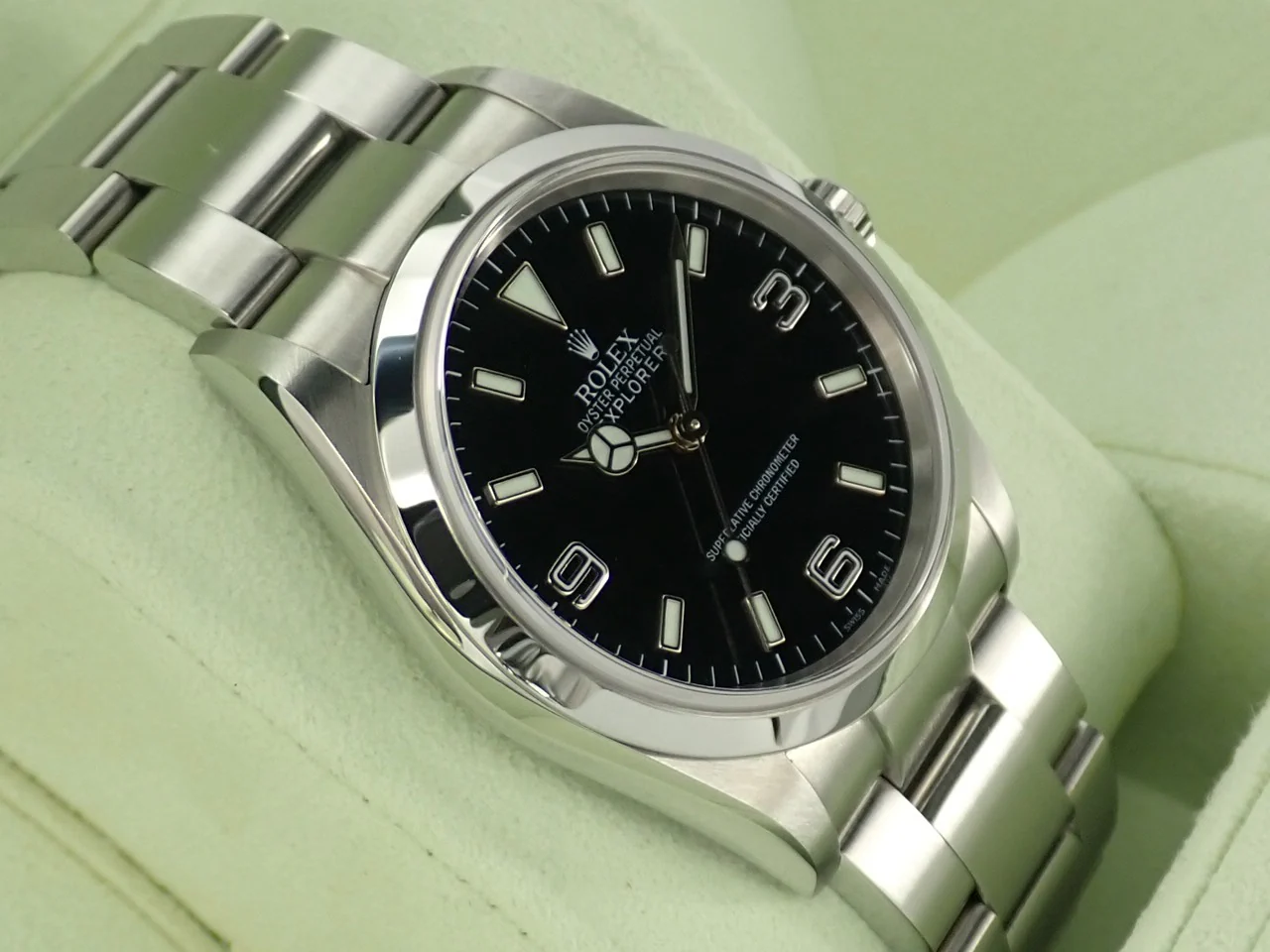 ロレックス エクスプローラーI Ref.114270 ステンレススチール ブラック文字盤 - Image 5