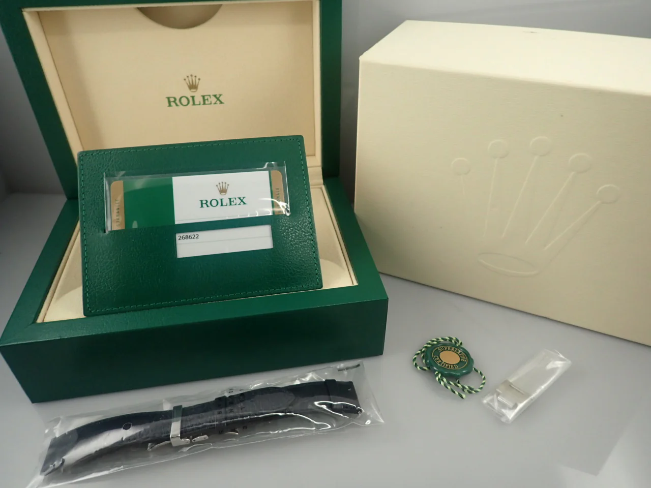 ロレックス ヨットマスター37 Ref.268622 ステンレススチール/プラチナ スレート文字盤 - Image 10