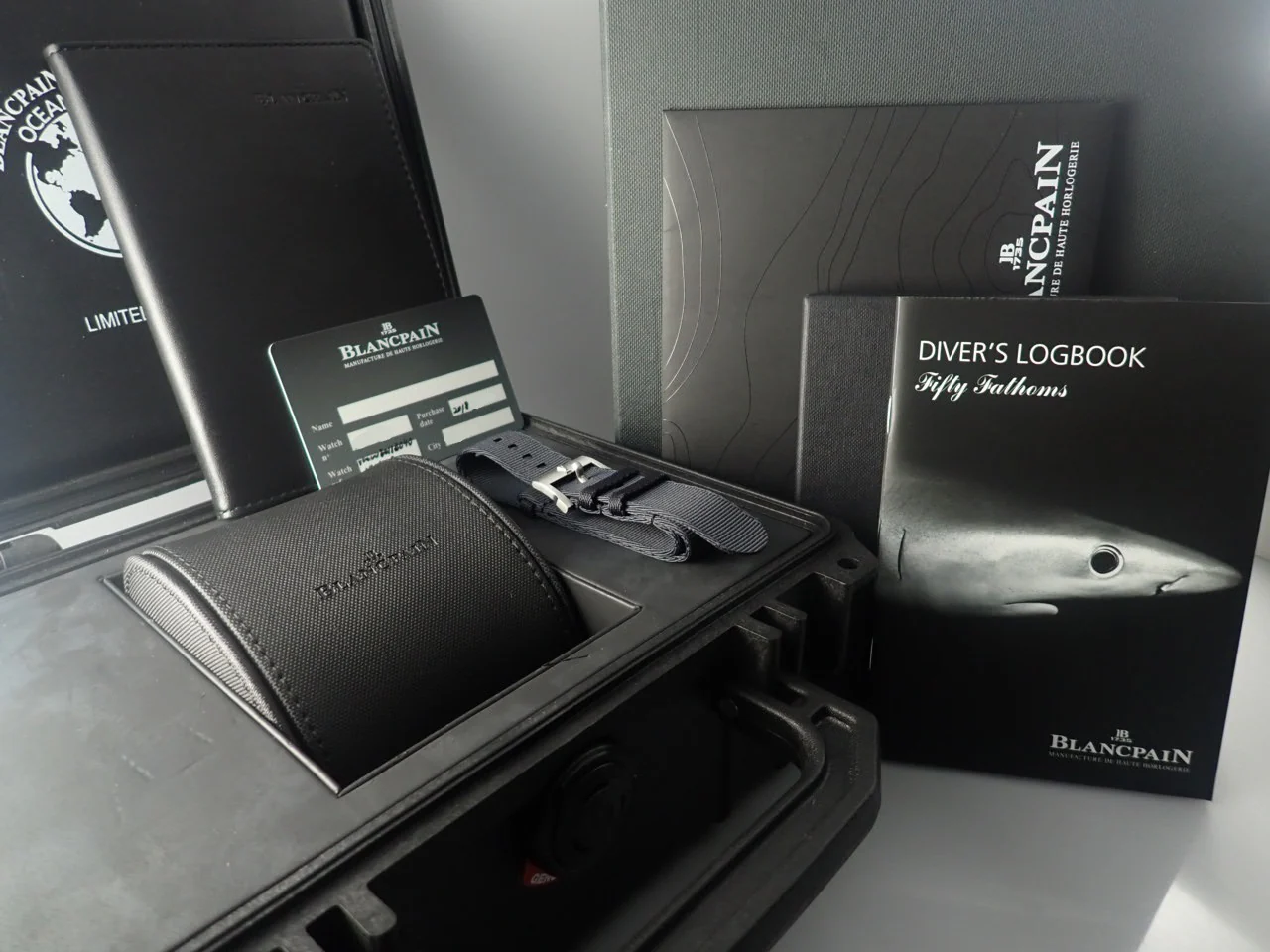 ブランパン フィフティ ファゾムス オーシャン コミットメント Ref.5008-11B40-52A ブルー文字盤 中古 4S8V34VJ - Image 10