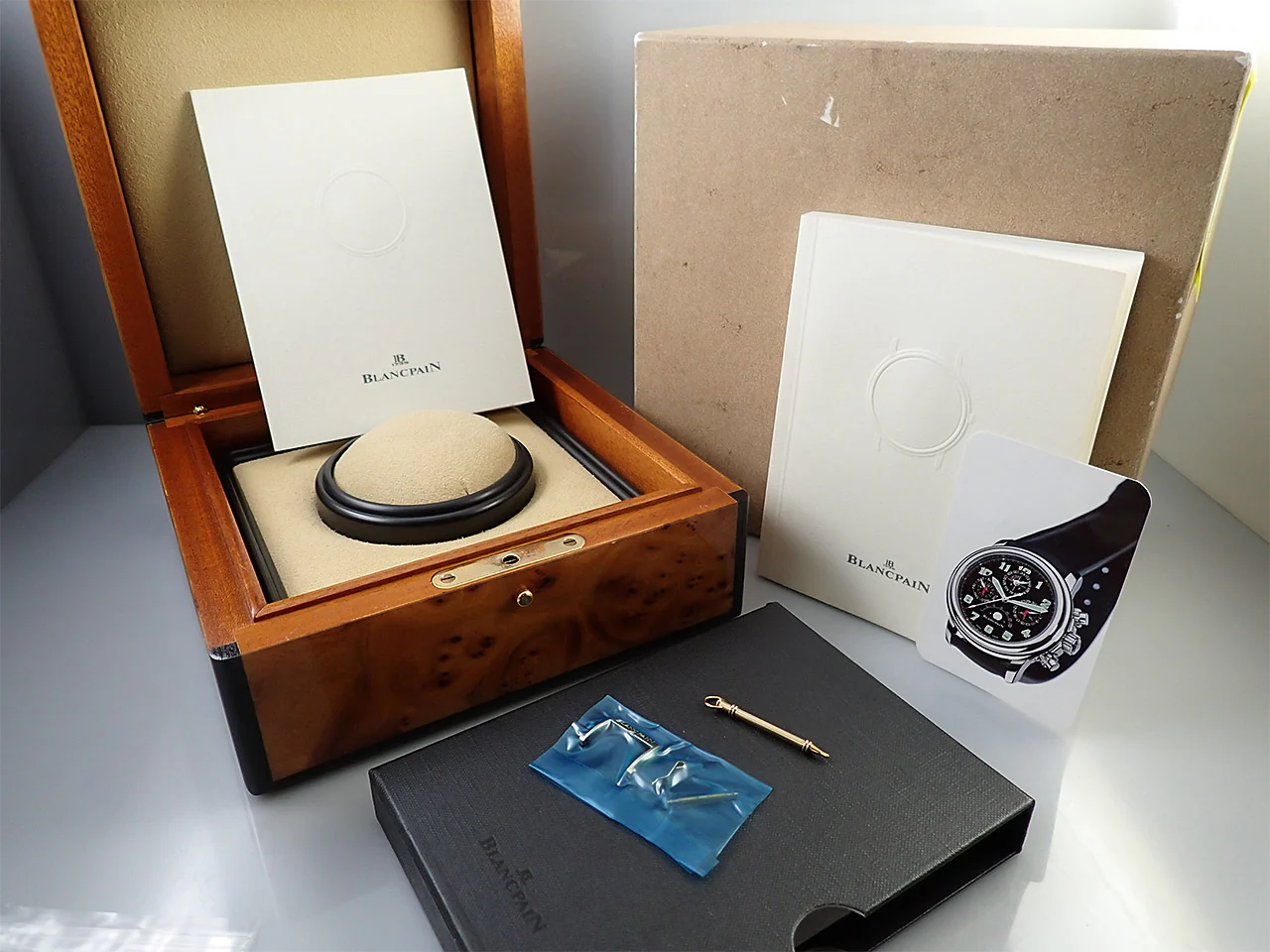 ブランパン レマン トリプルカレンダー ムーンフェイズ Ref.B3563 3618 A53 シルバー文字盤 美品 4UU87A53 - Image 10