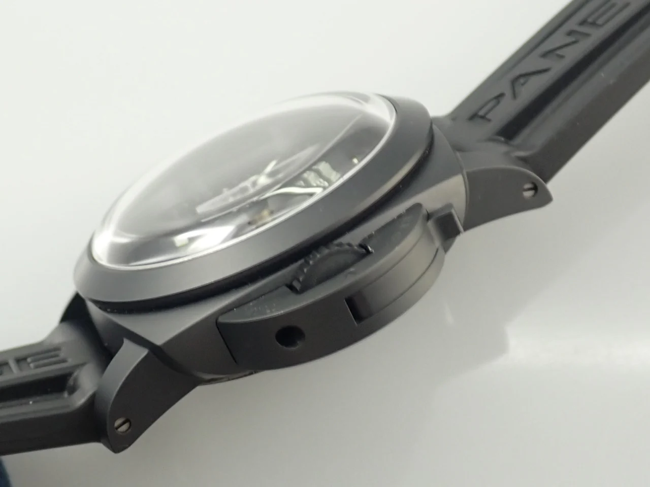 パネライ ルミノール 1950 8DAYSクロノ モノプルサンテGMT Ref.PAM00317 ブラック文字盤 美品 50J0Z865 - Image 7