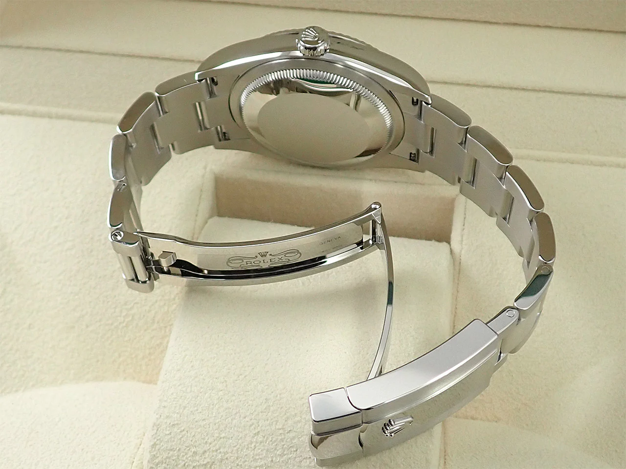 ロレックス デイトジャスト36 Ref.126234 ステンレススチール/ホワイトゴールド ブライトブルー文字盤 オイスターブレスレット - Image 8