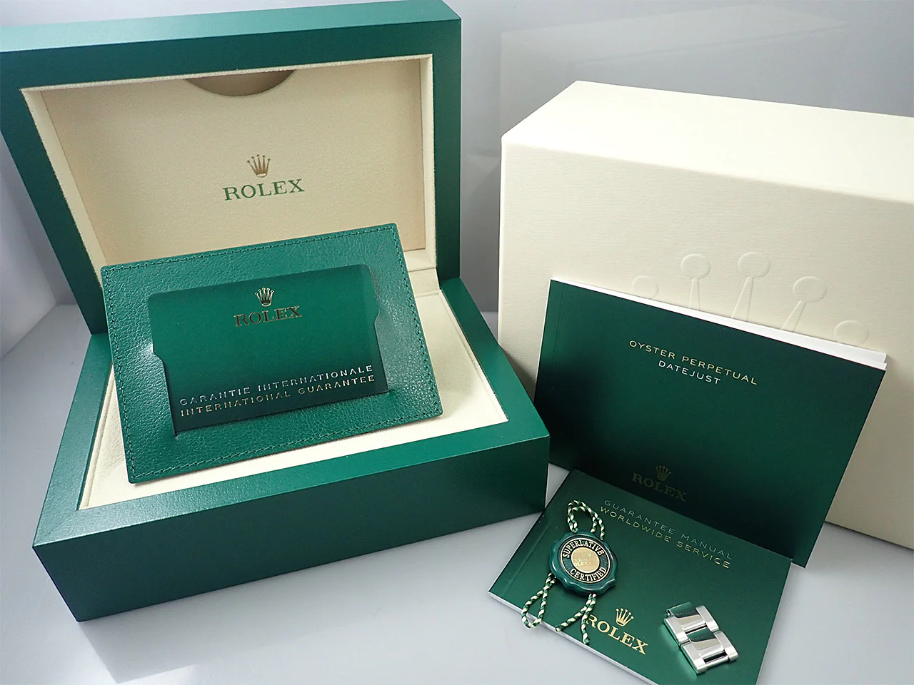 ロレックス デイトジャスト36 Ref.126234 ステンレススチール/ホワイトゴールド ブライトブルー文字盤 オイスターブレスレット - Image 9