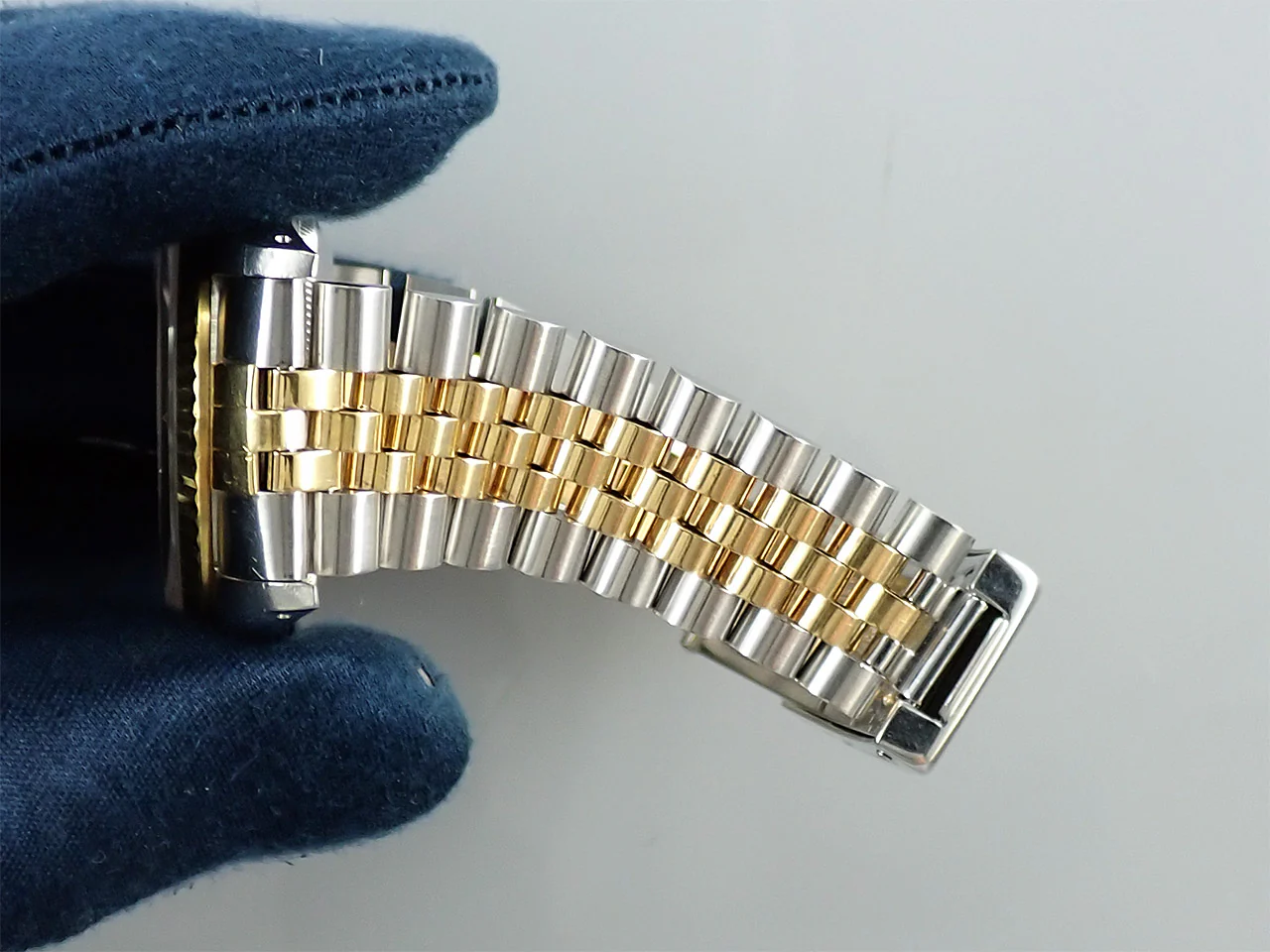 ロレックス デイトジャスト Ref.16233G ステンレススチール/イエローゴールド グレーx10Pダイヤ文字盤 ジュビリーブレスレット - Image 10