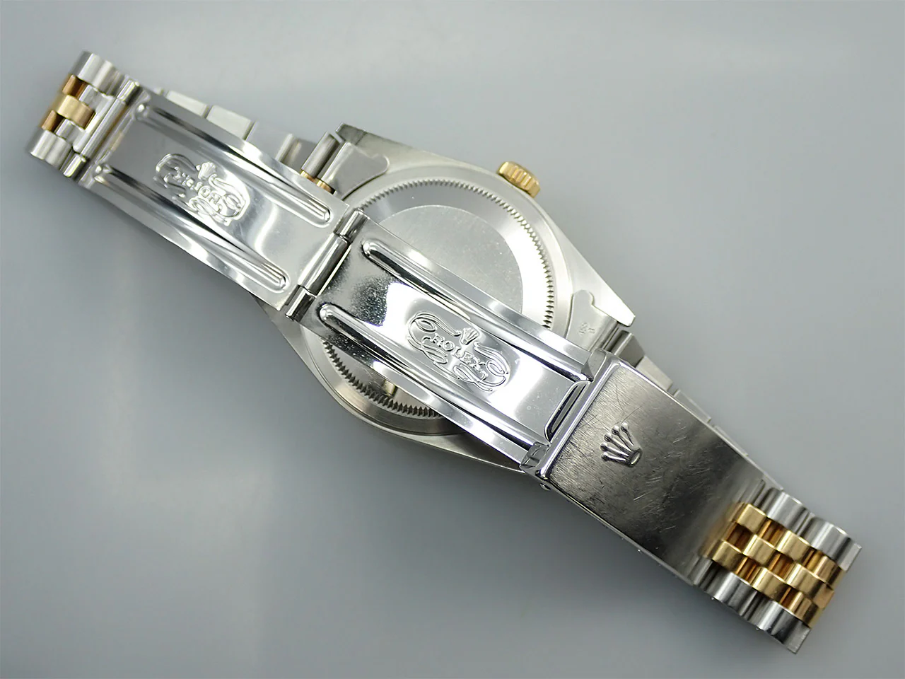 ロレックス デイトジャスト Ref.16233G ステンレススチール/イエローゴールド グレーx10Pダイヤ文字盤 ジュビリーブレスレット - Image 9