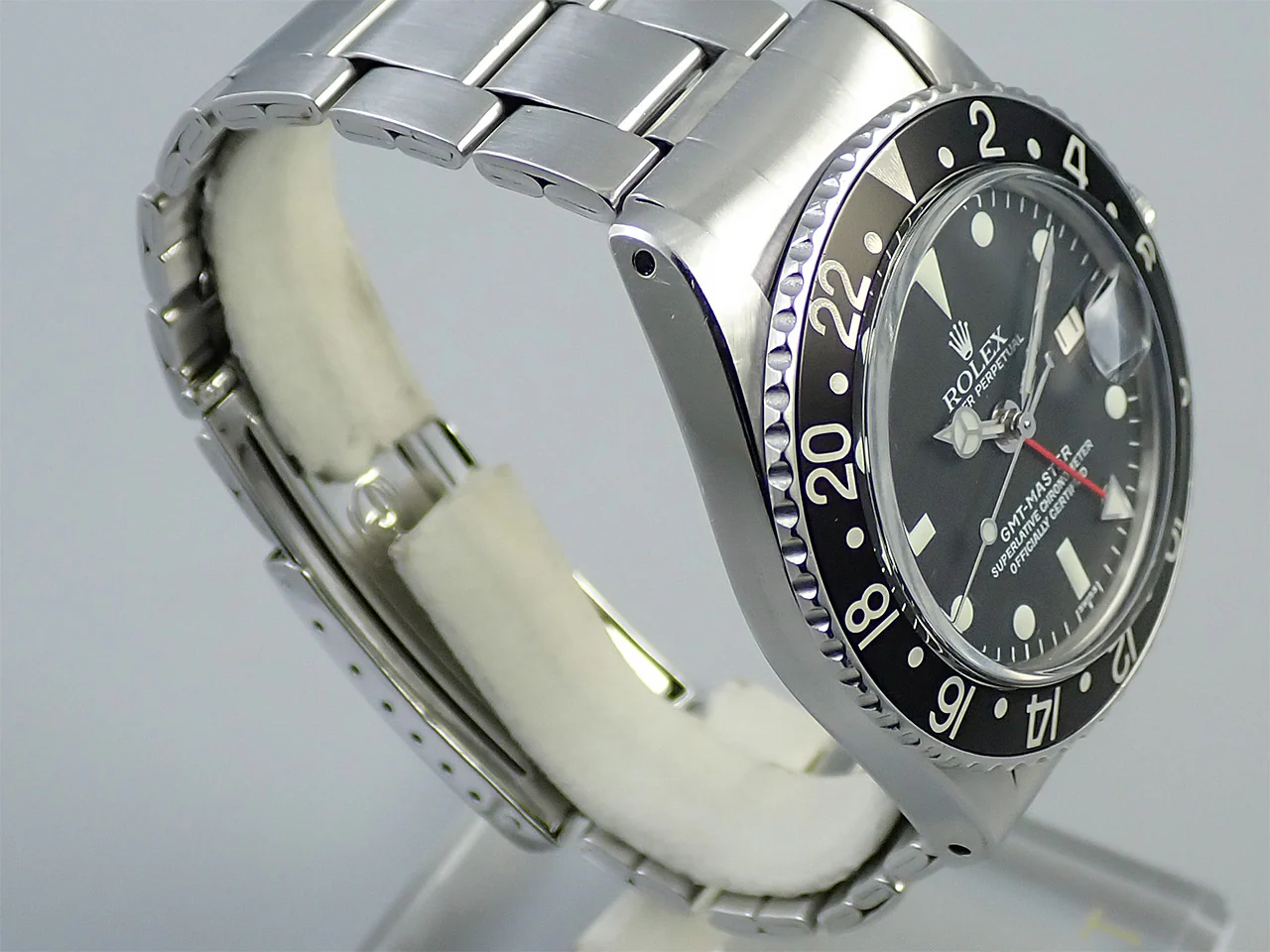 ロレックス GMTマスター Ref.1675 ステンレススチール ブラック文字盤 オイスターブレスレット 中古 53L8ALUV - Image 5