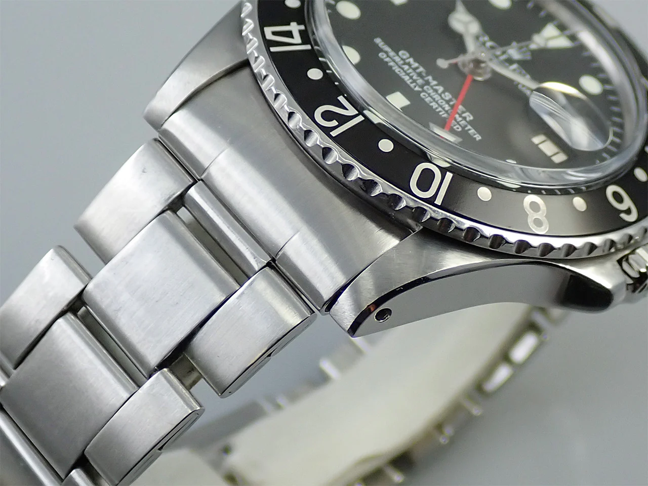 ロレックス GMTマスター Ref.1675 ステンレススチール ブラック文字盤 オイスターブレスレット 中古 53L8ALUV - Image 6