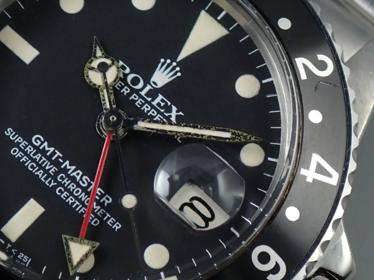 ロレックス GMTマスター Ref.16750 ステンレススチール ブラック文字盤 ジュビリーブレスレット 中古 56UW0H6K - Image 10