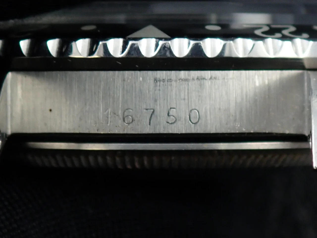 ロレックス GMTマスター Ref.16750 ステンレススチール ブラック文字盤 ジュビリーブレスレット 中古 56UW0H6K - Image 11