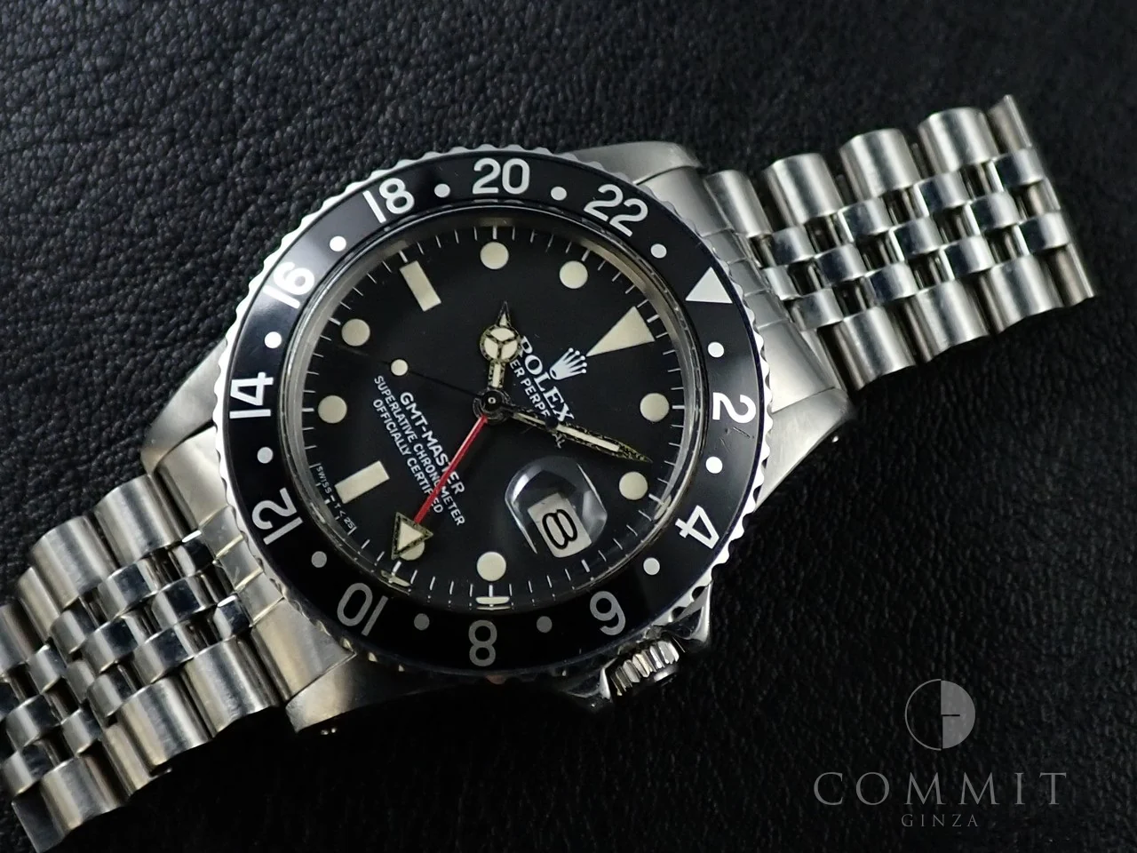 ロレックス GMTマスター Ref.16750 ステンレススチール ブラック文字盤 ジュビリーブレスレット 中古 56UW0H6K - Image 15