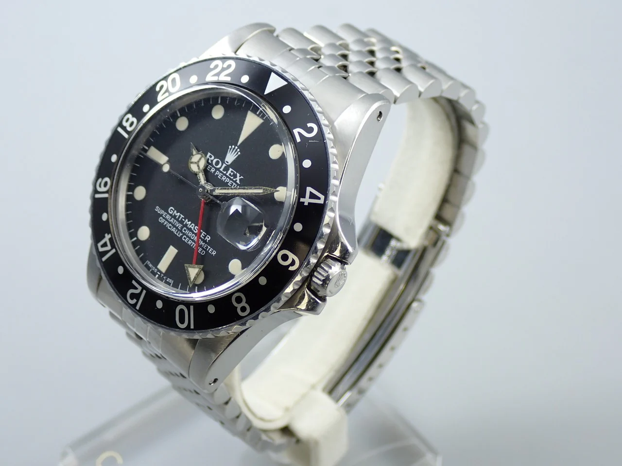 ロレックス GMTマスター Ref.16750 ステンレススチール ブラック文字盤 ジュビリーブレスレット 中古 56UW0H6K - Image 4
