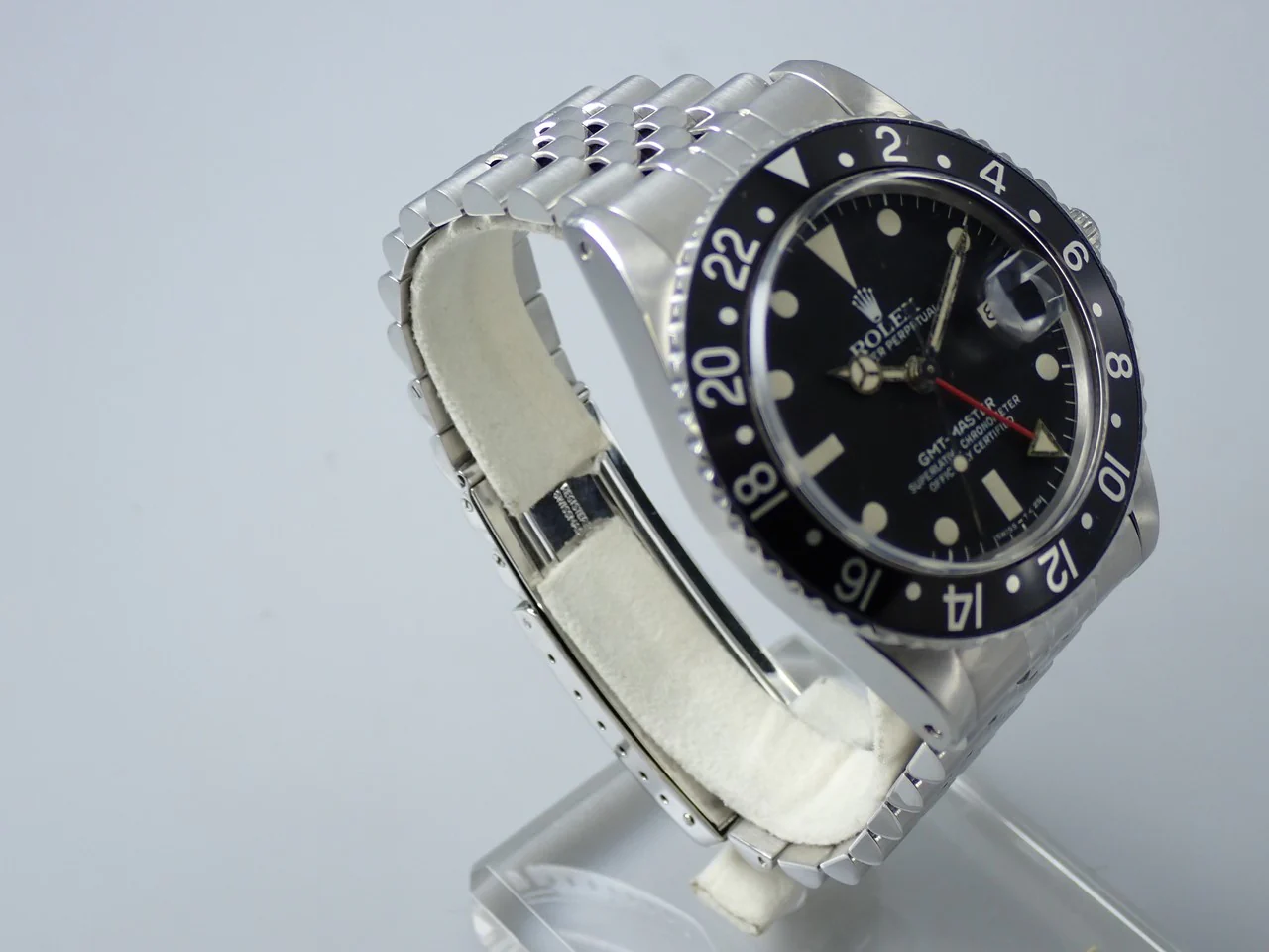 ロレックス GMTマスター Ref.16750 ステンレススチール ブラック文字盤 ジュビリーブレスレット 中古 56UW0H6K - Image 5