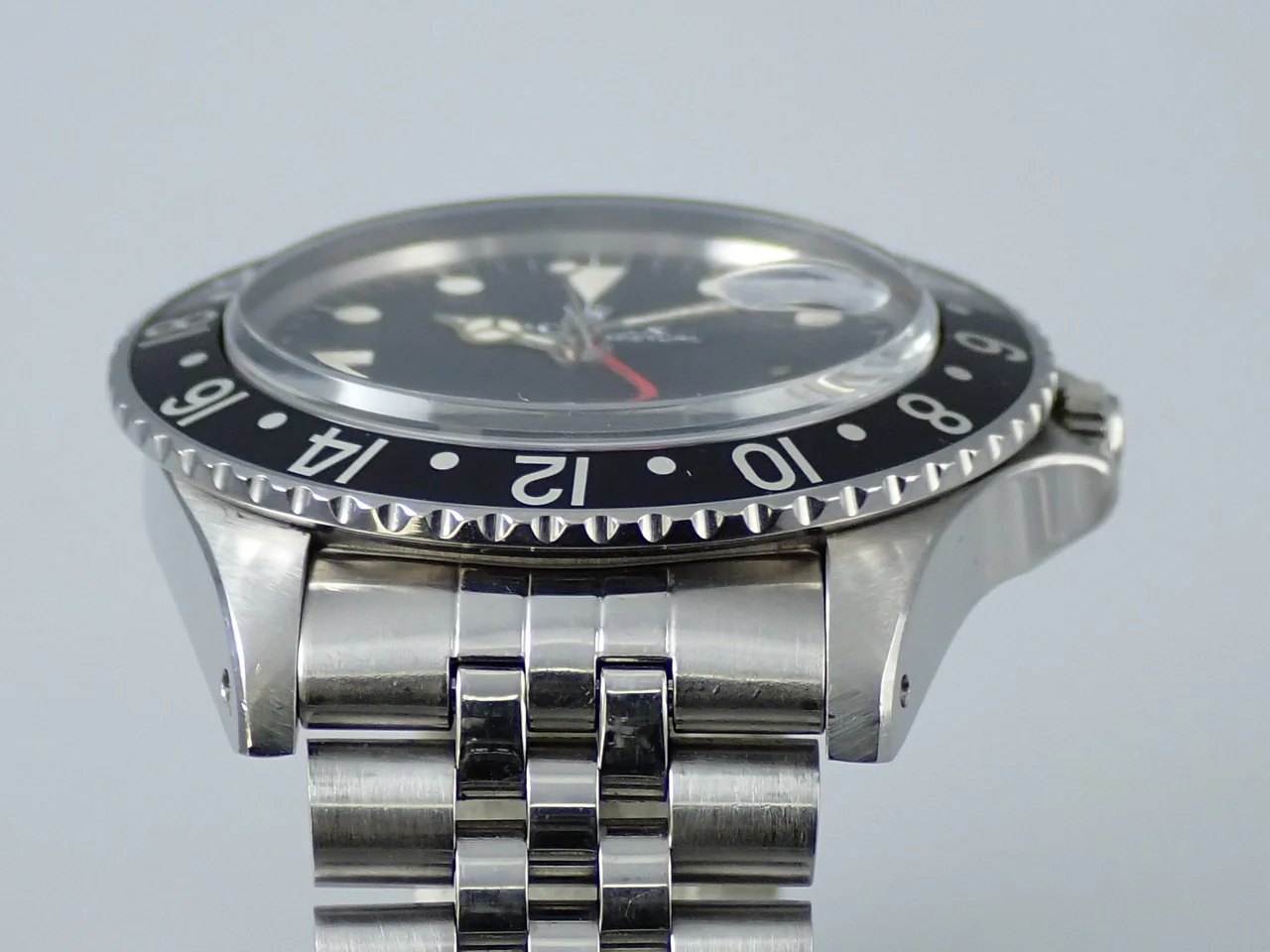 ロレックス GMTマスター Ref.16750 ステンレススチール ブラック文字盤 ジュビリーブレスレット 中古 56UW0H6K - Image 6