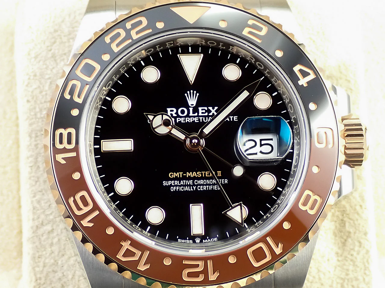 ロレックス GMTマスターII Ref.126711CHNR ステンレススチール/エバーローズゴールド ブラック文字盤 オイスターブレスレット - Image 3