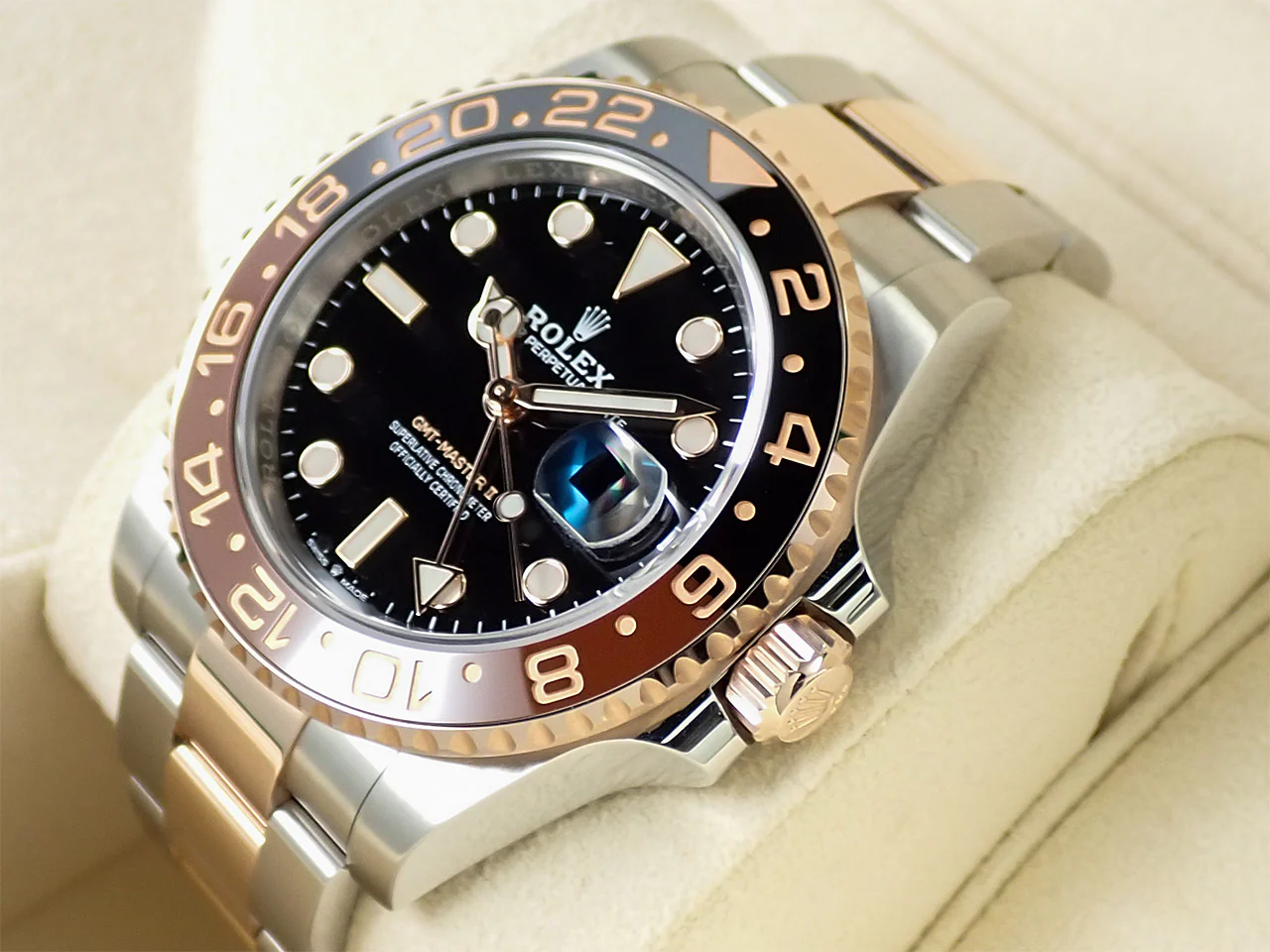 ロレックス GMTマスターII Ref.126711CHNR ステンレススチール/エバーローズゴールド ブラック文字盤 オイスターブレスレット - Image 4