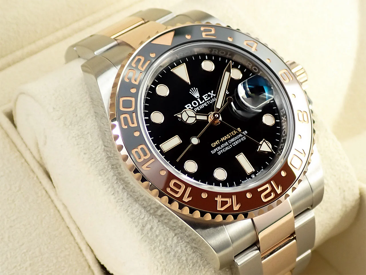 ロレックス GMTマスターII Ref.126711CHNR ステンレススチール/エバーローズゴールド ブラック文字盤 オイスターブレスレット - Image 5