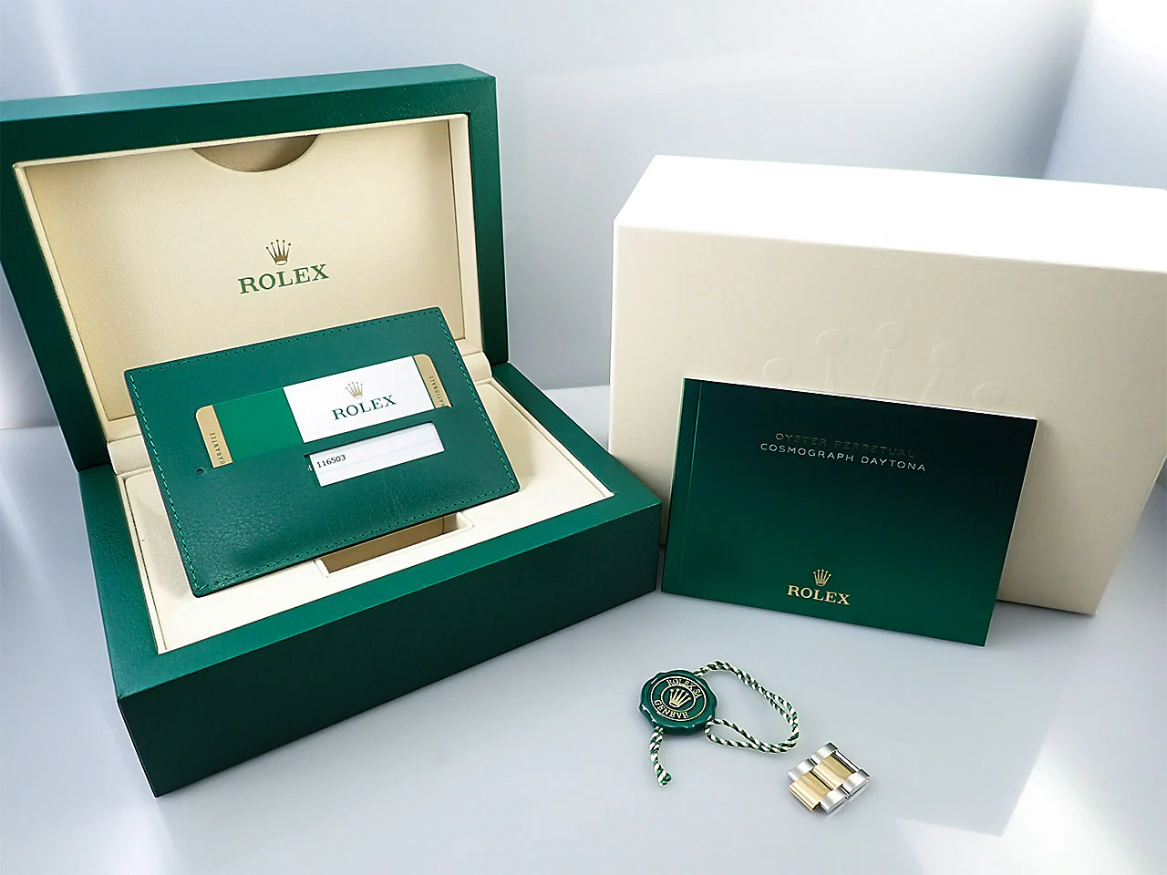 ロレックス デイトナ Ref.116503 ステンレススチール/イエローゴールド ブラック文字盤 - Image 11