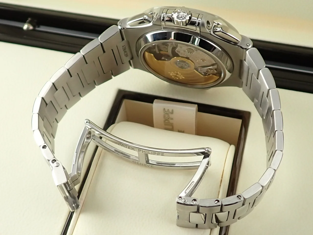 パテックフィリップ ノーチラス クロノグラフ Ref.5980/1A-001 ステンレススチール ブルー文字盤 - Image 8