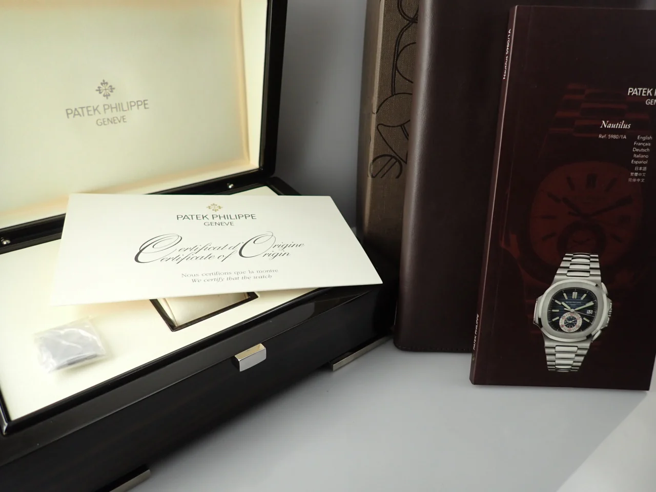 パテックフィリップ ノーチラス クロノグラフ Ref.5980/1A-001 ステンレススチール ブルー文字盤 - Image 9